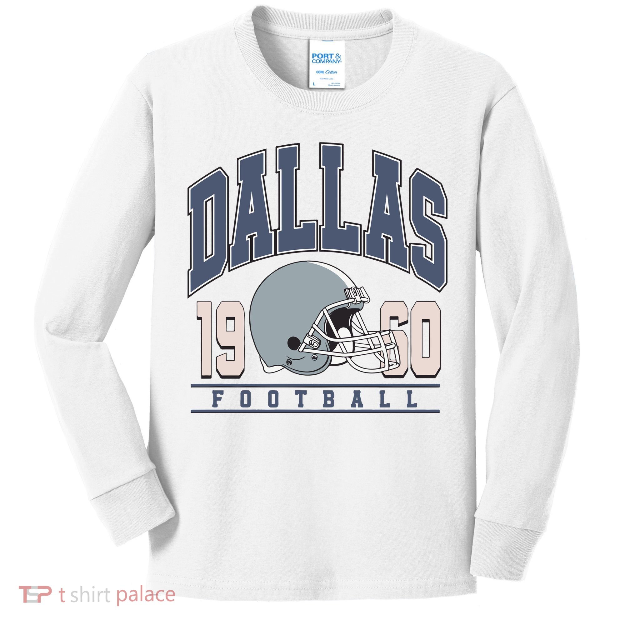 Dallas Texas Football Kids Long Sleeve Shirt