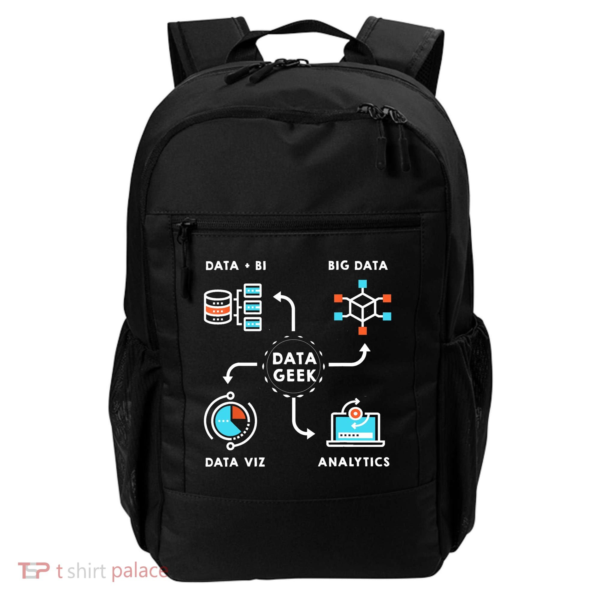 Data Tshirt For Data Scientists, Analysts And Engineers TShirt Backpack