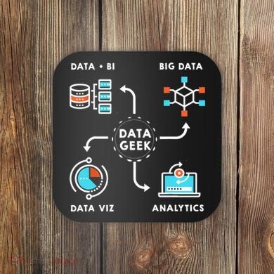 Data Tshirt For Data Scientists, Analysts And Engineers TShirt Coaster