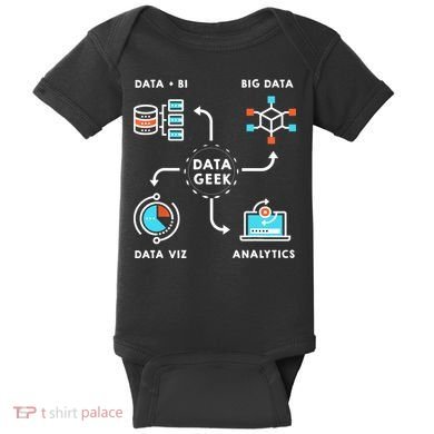 Data Tshirt For Data Scientists, Analysts And Engineers TShirt Baby Bodysuit
