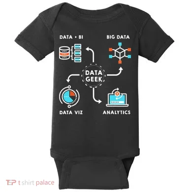 Data Tshirt For Data Scientists, Analysts And Engineers TShirt Baby Bodysuit