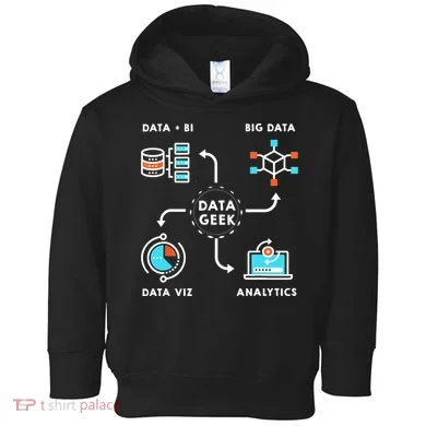 Data Tshirt For Data Scientists, Analysts And Engineers TShirt Toddler Hoodie