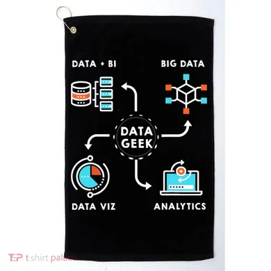 Data Tshirt For Data Scientists, Analysts And Engineers TShirt Golf Towel