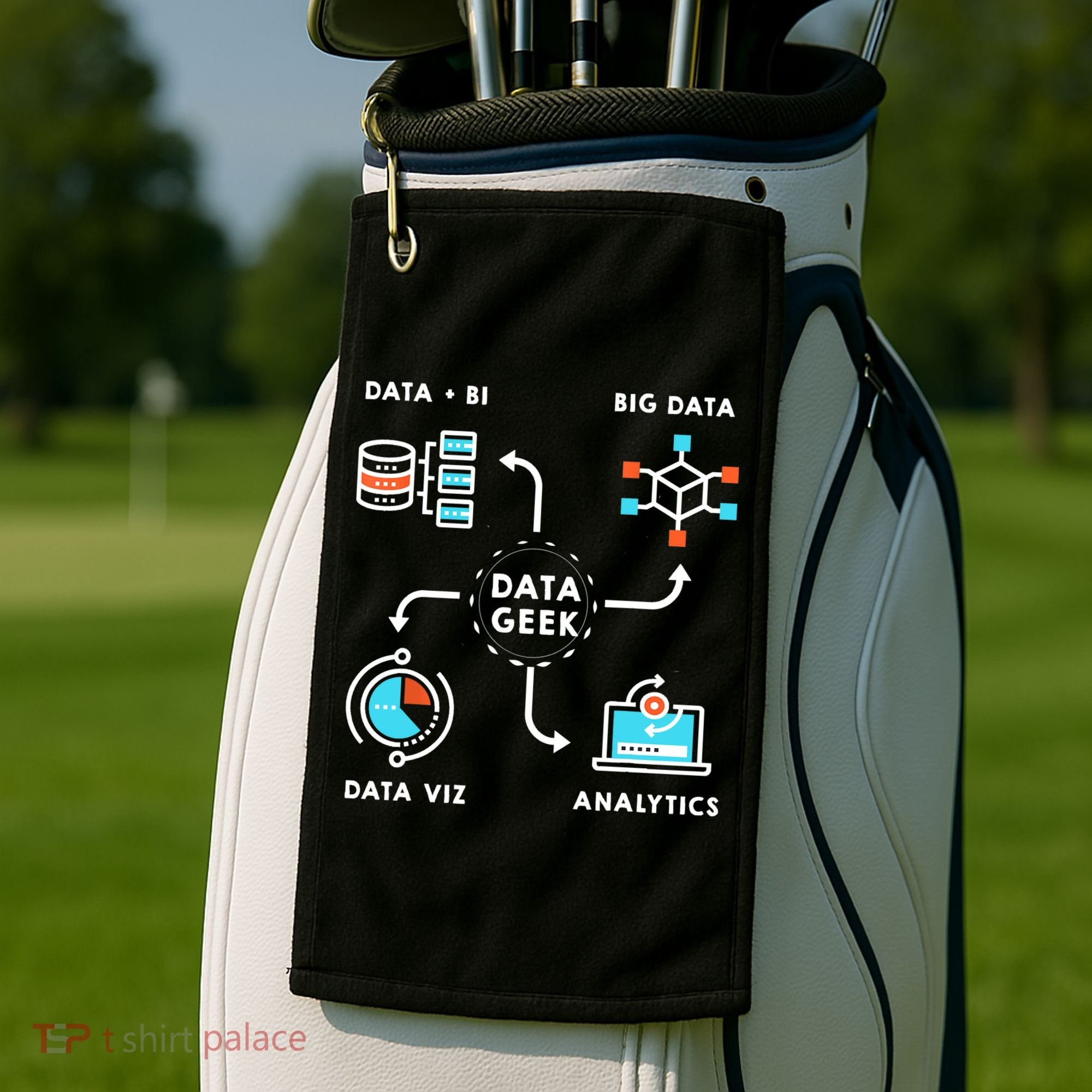 Data Tshirt For Data Scientists, Analysts And Engineers TShirt Golf Towel