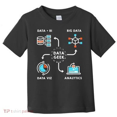 Data Tshirt For Data Scientists, Analysts And Engineers TShirt Toddler T-Shirt