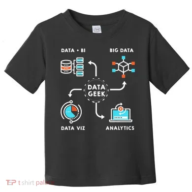 Data Tshirt For Data Scientists, Analysts And Engineers TShirt Toddler T-Shirt
