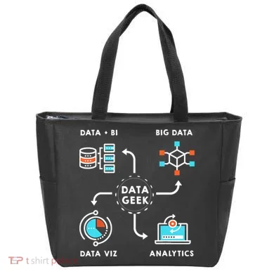 Data Tshirt For Data Scientists, Analysts And Engineers TShirt Tote Bag