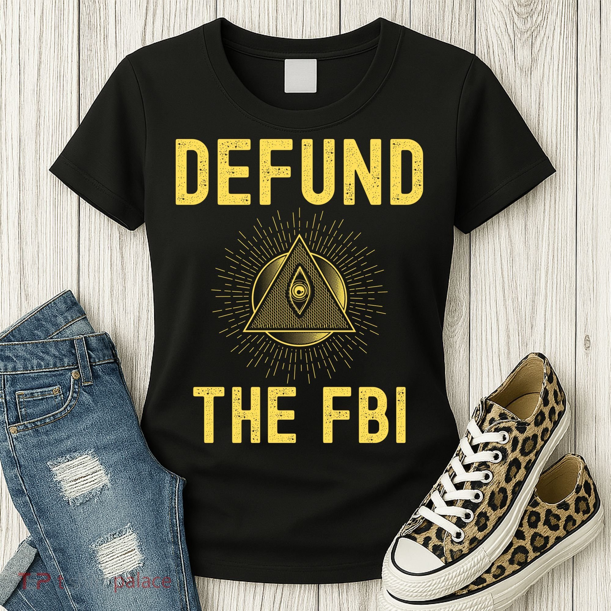 Defund The FBI Conservative Women's T-Shirt