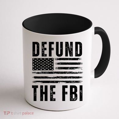 Defund The FBI Conservative Coffee Mug back