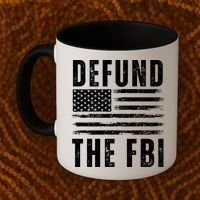 Defund The FBI Conservative Coffee Mug thumb 2