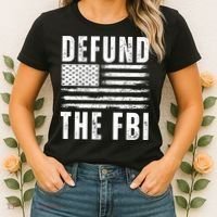 Defund The FBI Conservative Women's T-Shirt thumb 2