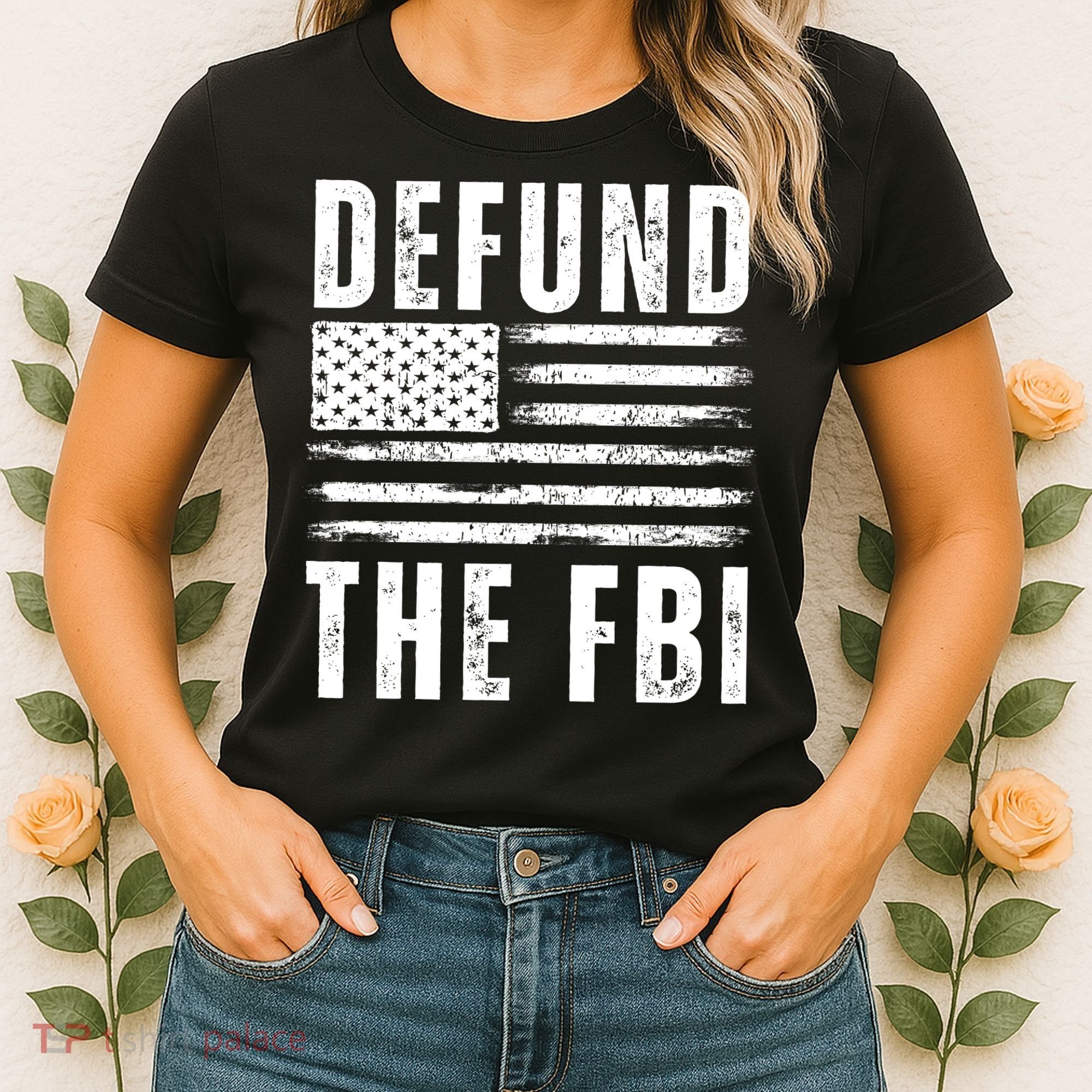 Defund The FBI Conservative Women's T-Shirt