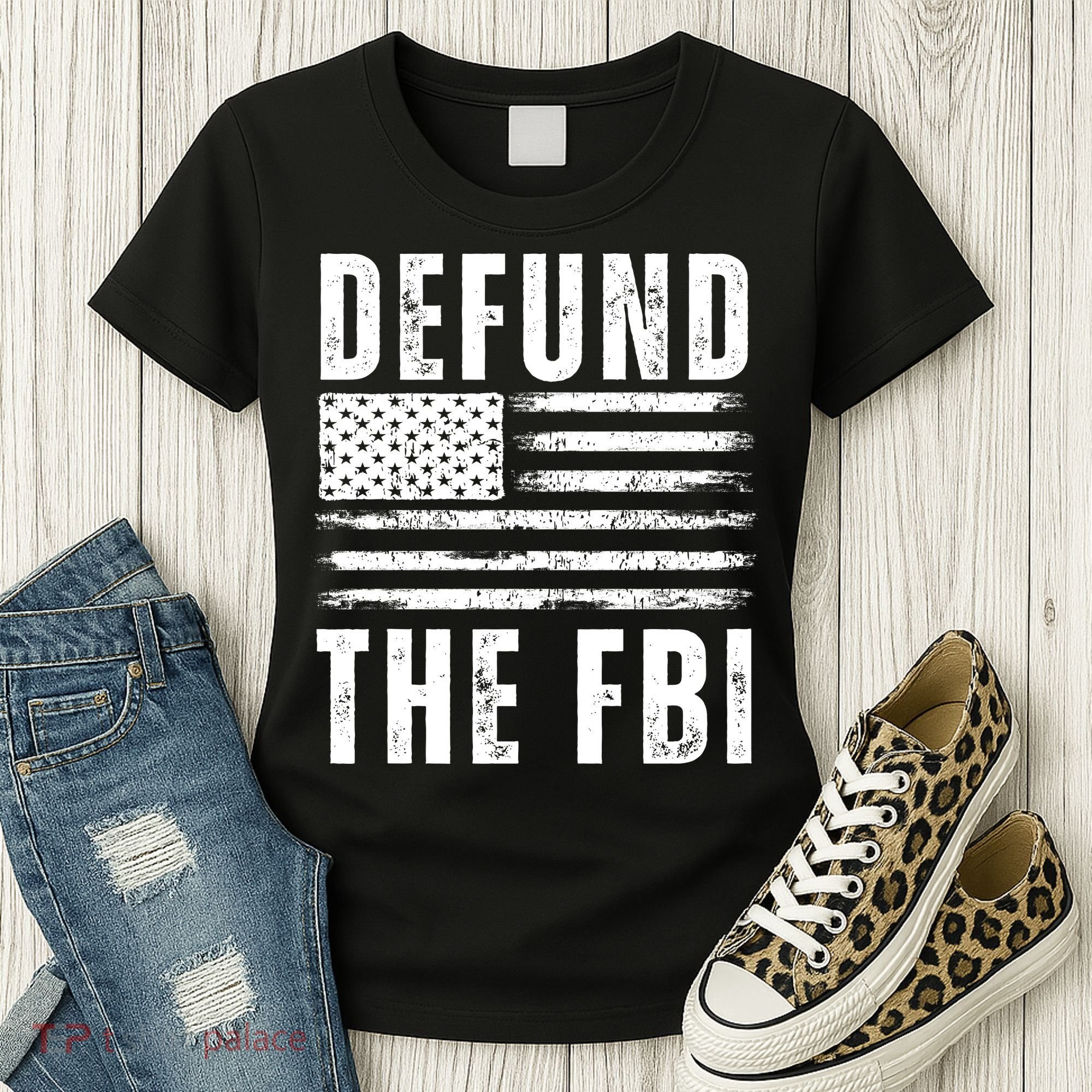 Defund The FBI Conservative Women's T-Shirt