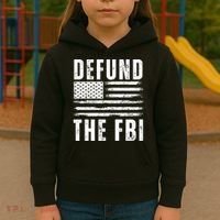 Defund The FBI Conservative Kids Hoodie thumb 3