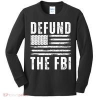 Defund The FBI Conservative Kids Long Sleeve Shirt thumb 0