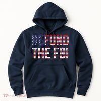 Defund The FBI American Flag Republican Hoodie thumb 0