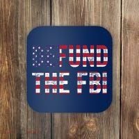 Defund The FBI American Flag Republican Coaster thumb 0