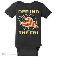 Defund The FBI Conservative Baby Bodysuit thumb 0