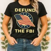Defund The FBI Conservative Women's T-Shirt thumb 2