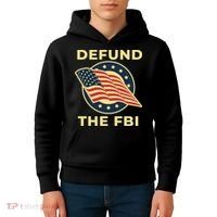 Defund The FBI Conservative Kids Hoodie thumb 4