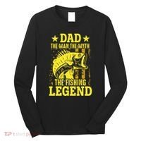 Dad The Fishing Legend Long Sleeve Shirt thumb 0