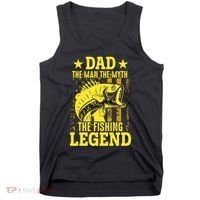 Dad The Fishing Legend Tank Top thumb 0