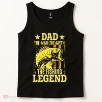 Dad The Fishing Legend Tank Top thumb 2