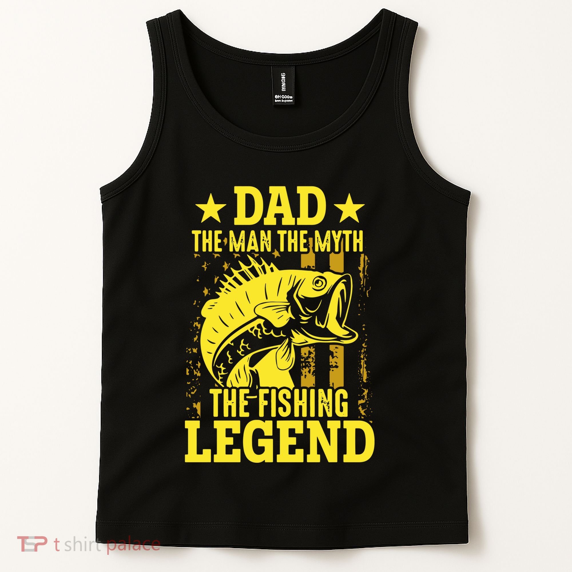 Dad The Fishing Legend Tank Top