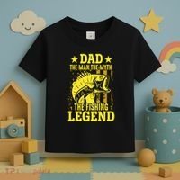Dad The Fishing Legend Toddler T-Shirt thumb 3