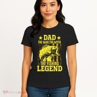 Dad The Fishing Legend Women's T-Shirt thumb 4