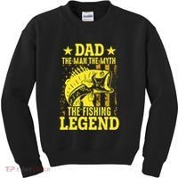 Dad The Fishing Legend Kids Sweatshirt thumb 0