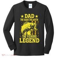 Dad The Fishing Legend Kids Long Sleeve Shirt thumb 0