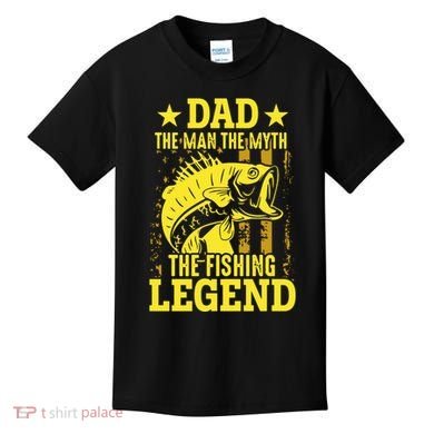 Dad The Fishing Legend Kids T-Shirt