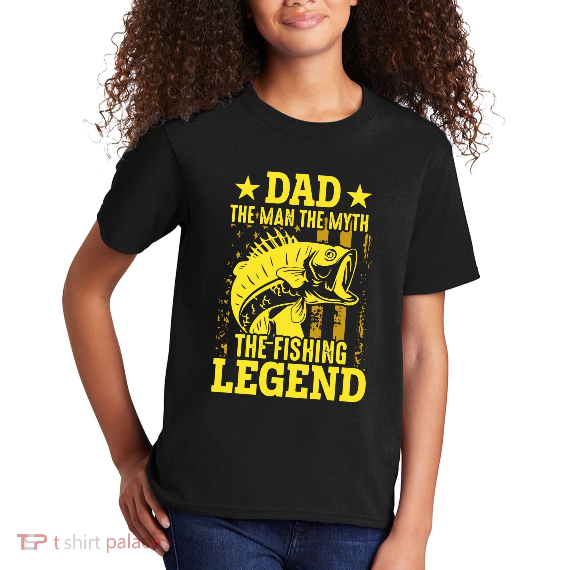 Dad The Fishing Legend Kids T-Shirt