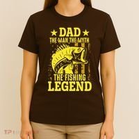Dad The Fishing Legend T-Shirt thumb 4