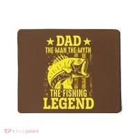 Dad The Fishing Legend Mousepad thumb 0