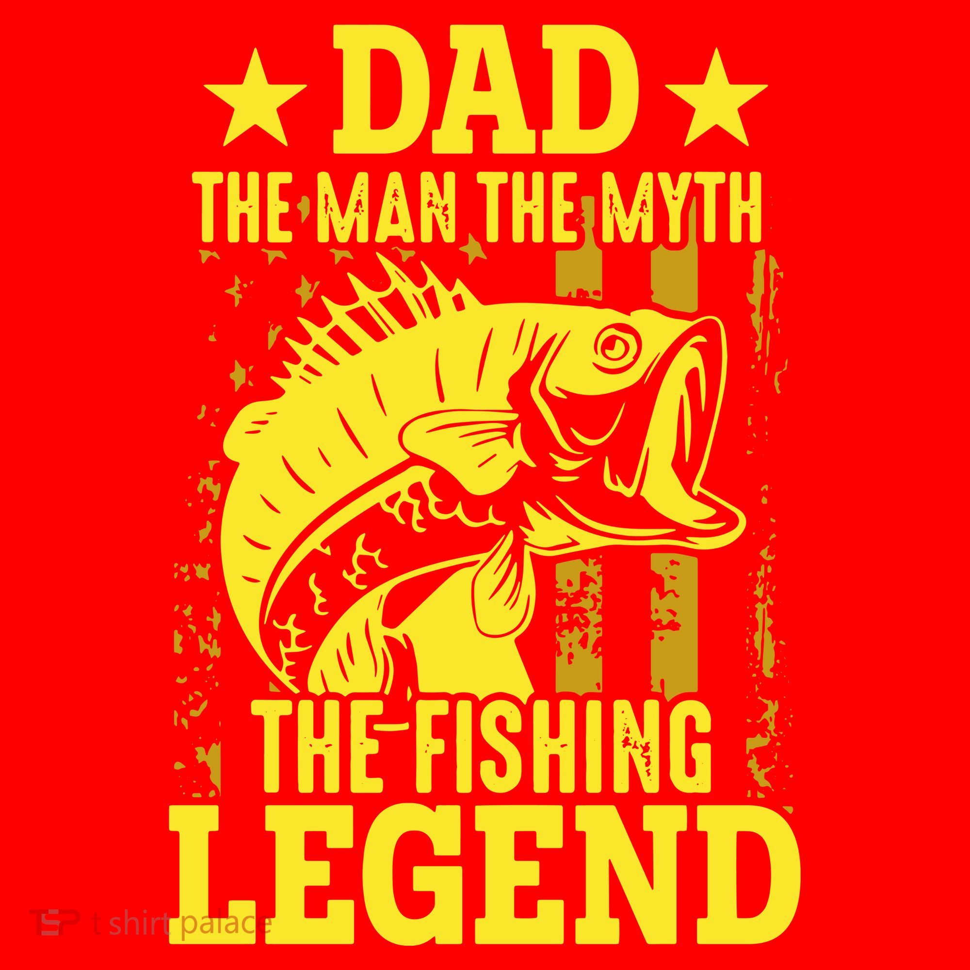 Dad The Fishing Legend Santa Hat