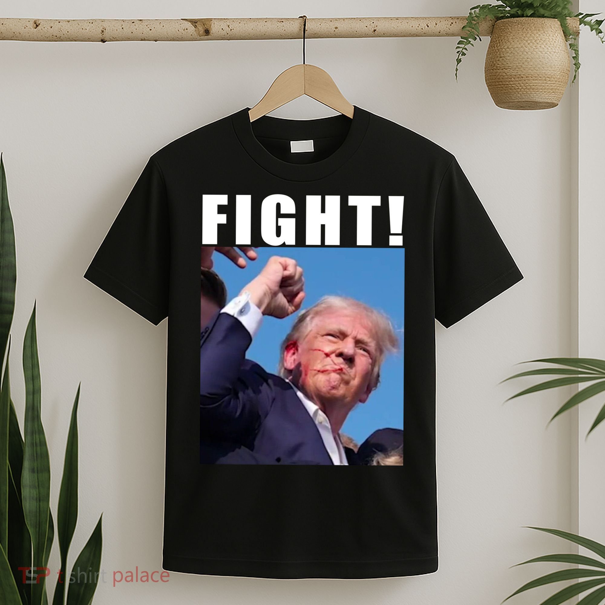 Donald Trump Fight! Trump Shot Trump Rally 7 13 2024 T-Shirt