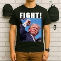 Donald Trump Fight! Trump Shot Trump Rally 7 13 2024 T-Shirt thumb 6