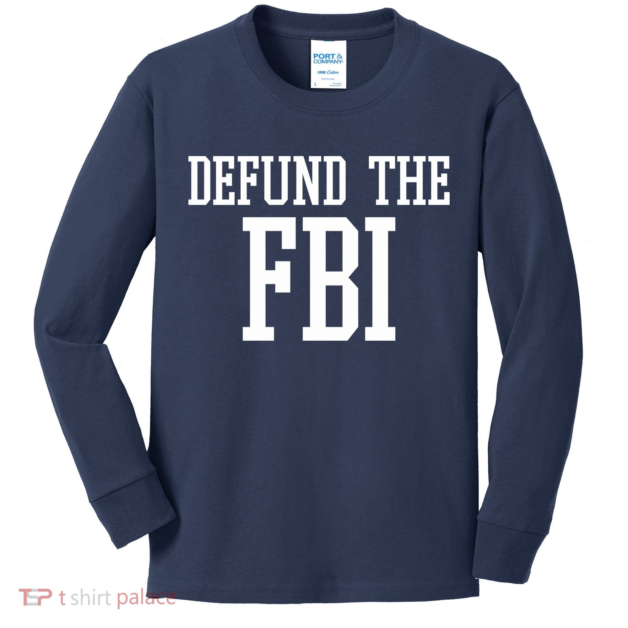 Defund The FBI Civil Rights Kids Long Sleeve Shirt