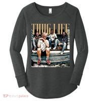 Donald Trump Friends Thug Life Women's Perfect Tri Tunic Long Sleeve Shirt thumb 0
