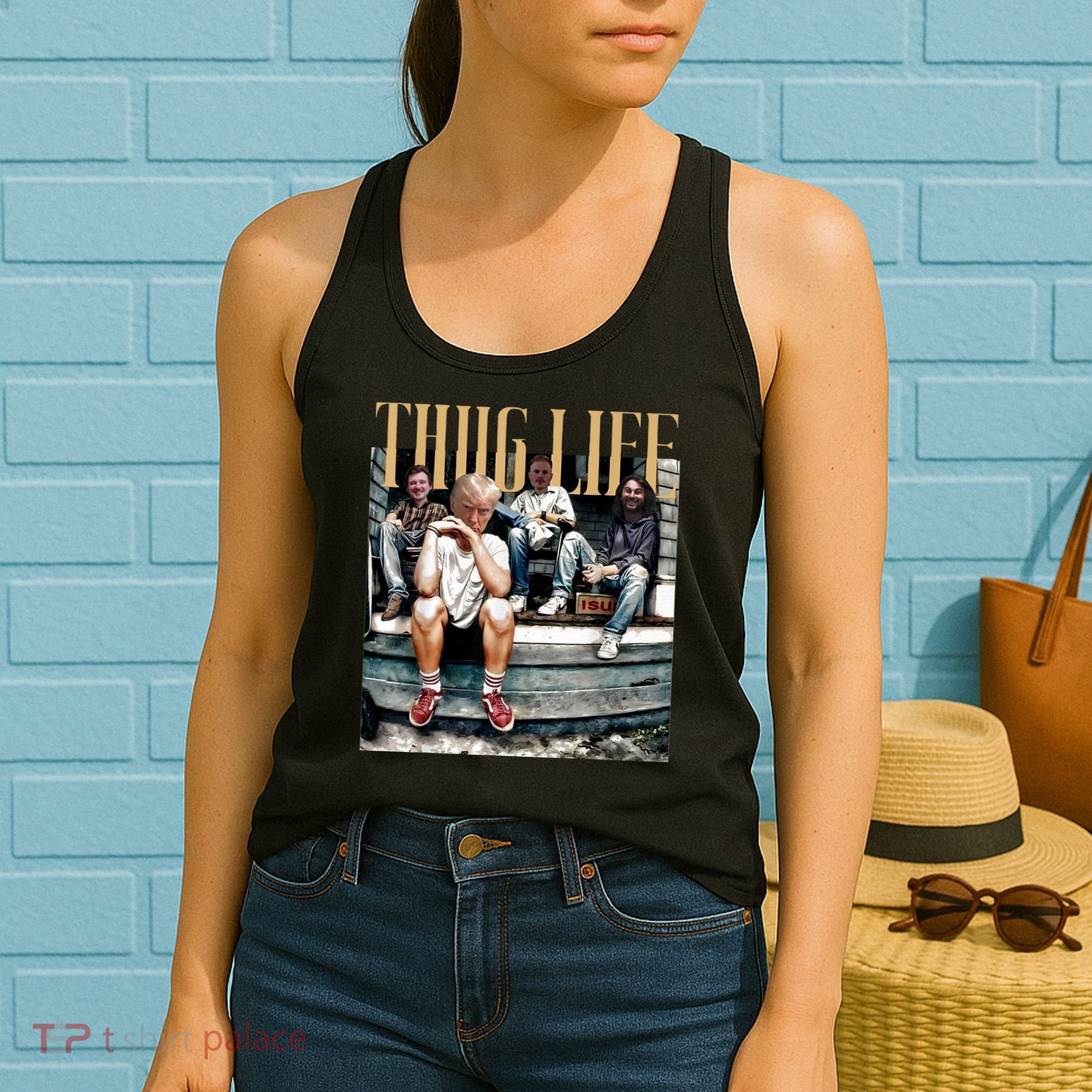 Donald Trump Friends Thug Life Women's Tank Top
