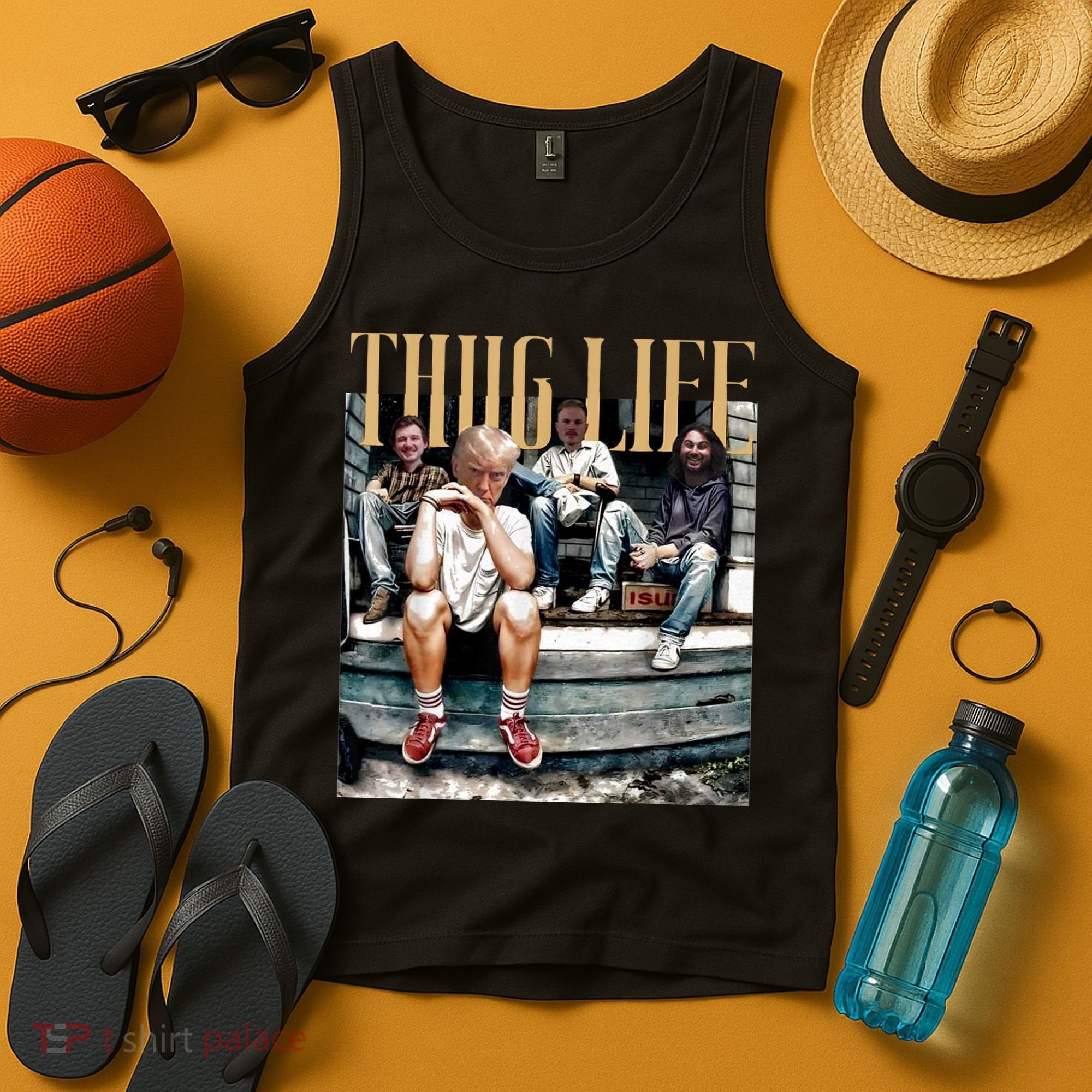 Donald Trump Friends Thug Life Tank Top