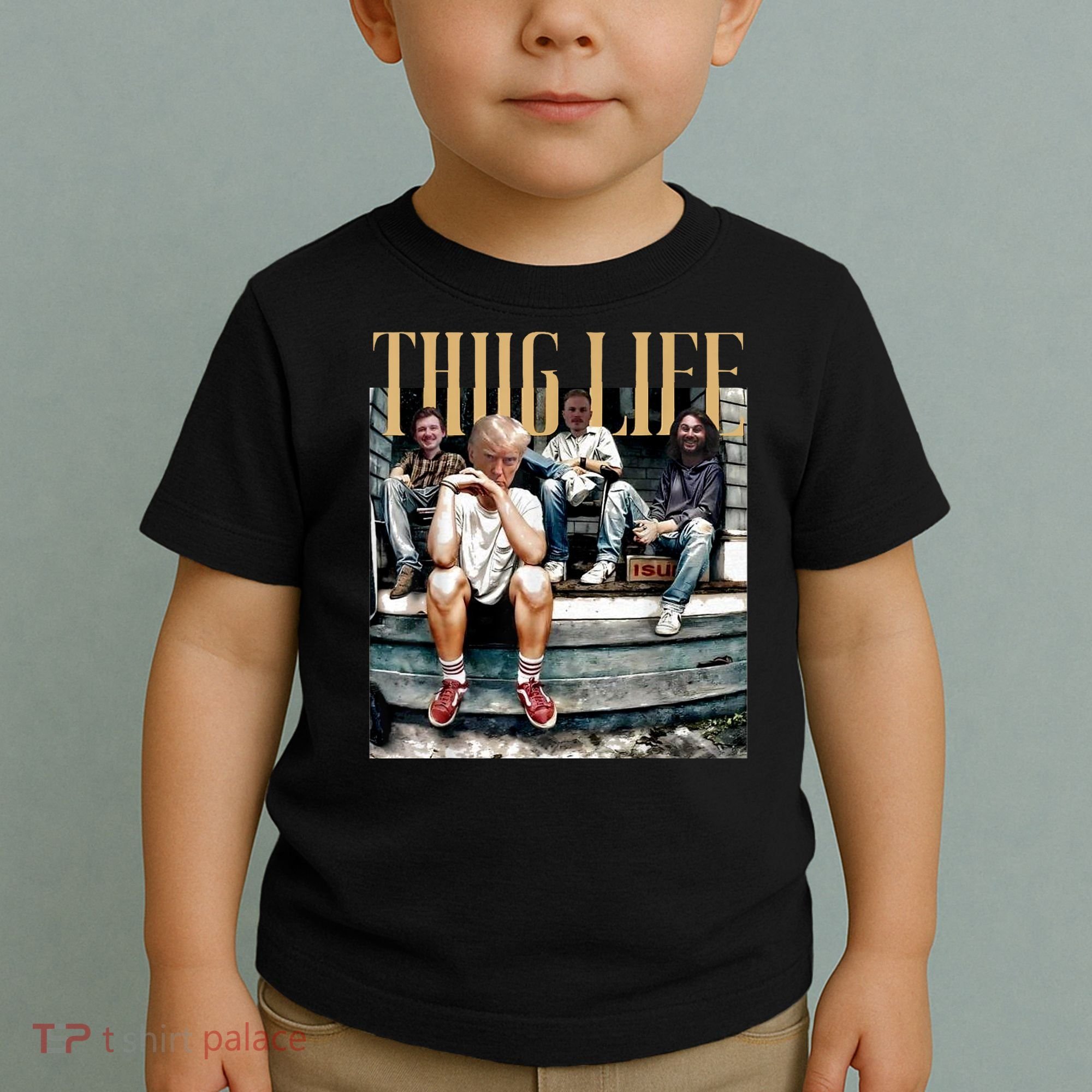 Donald Trump Friends Thug Life Toddler T-Shirt