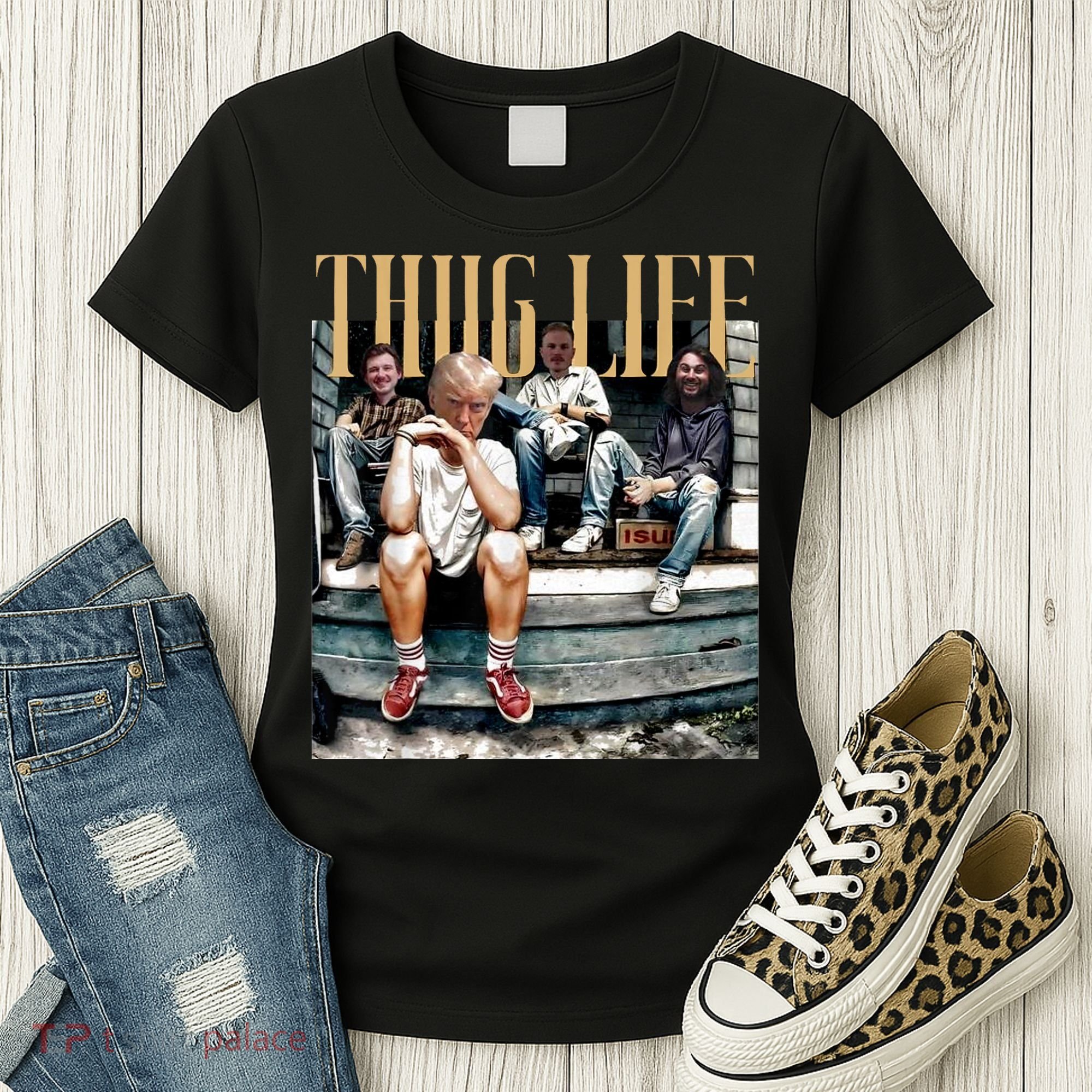 Donald Trump Friends Thug Life Women's T-Shirt