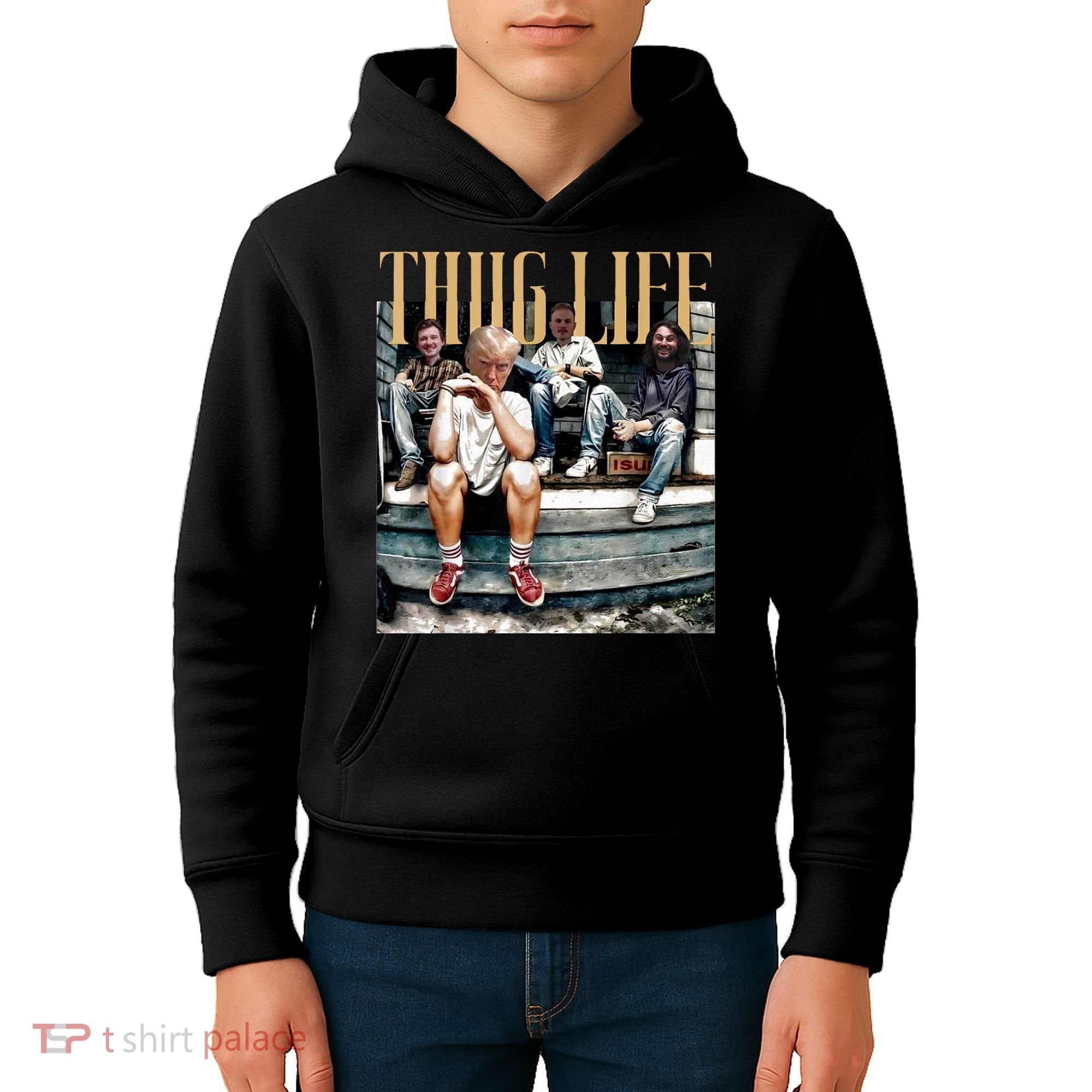 Donald Trump Friends Thug Life Kids Hoodie