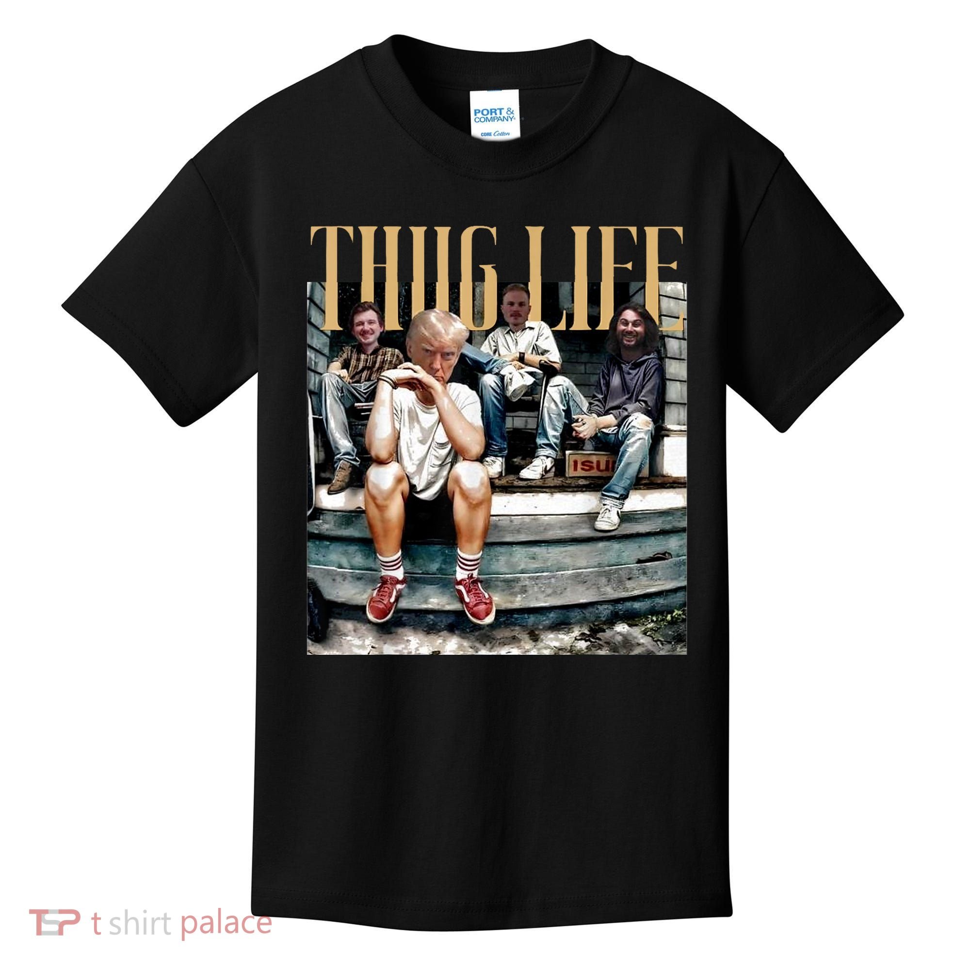 Donald Trump Friends Thug Life Kids T-Shirt