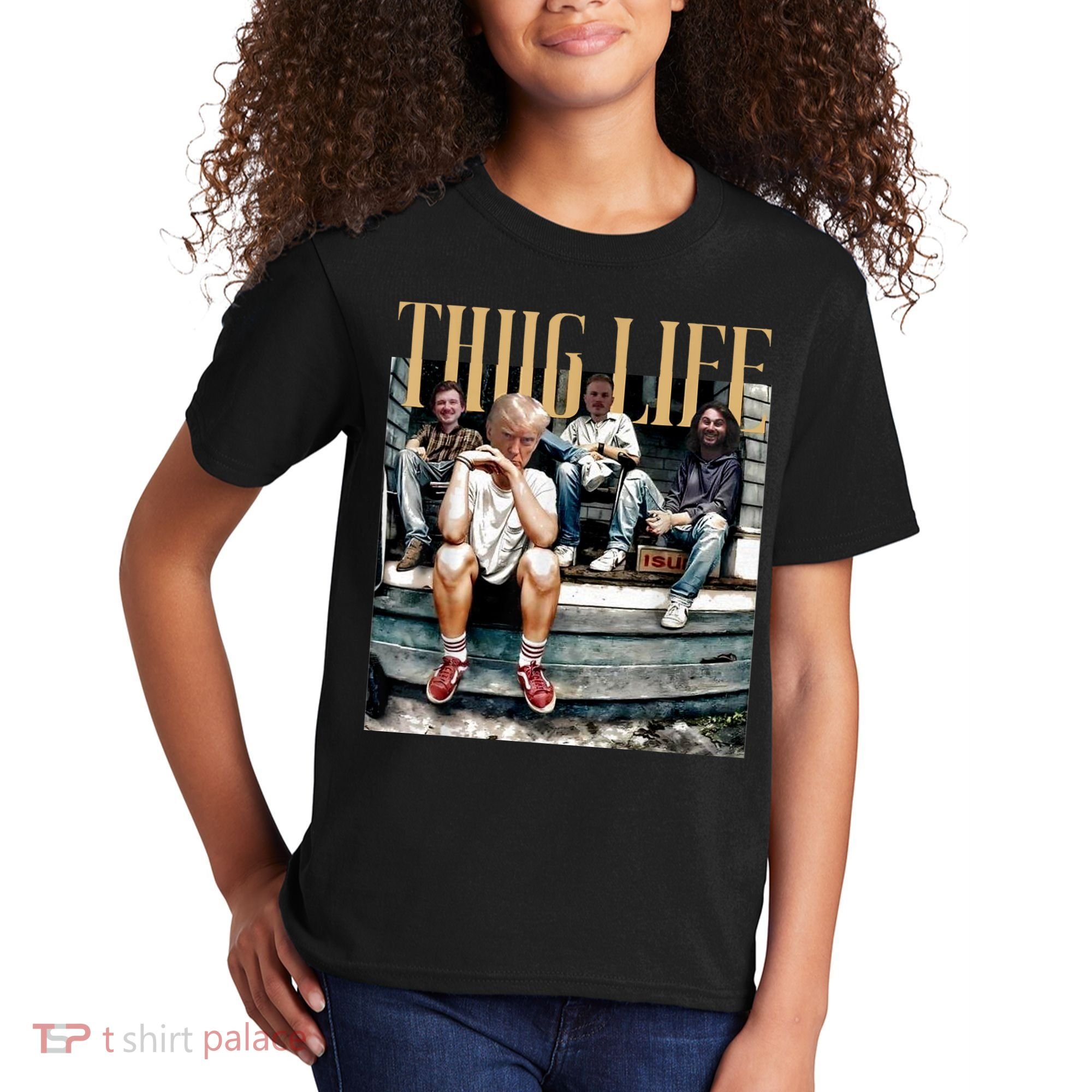 Donald Trump Friends Thug Life Kids T-Shirt