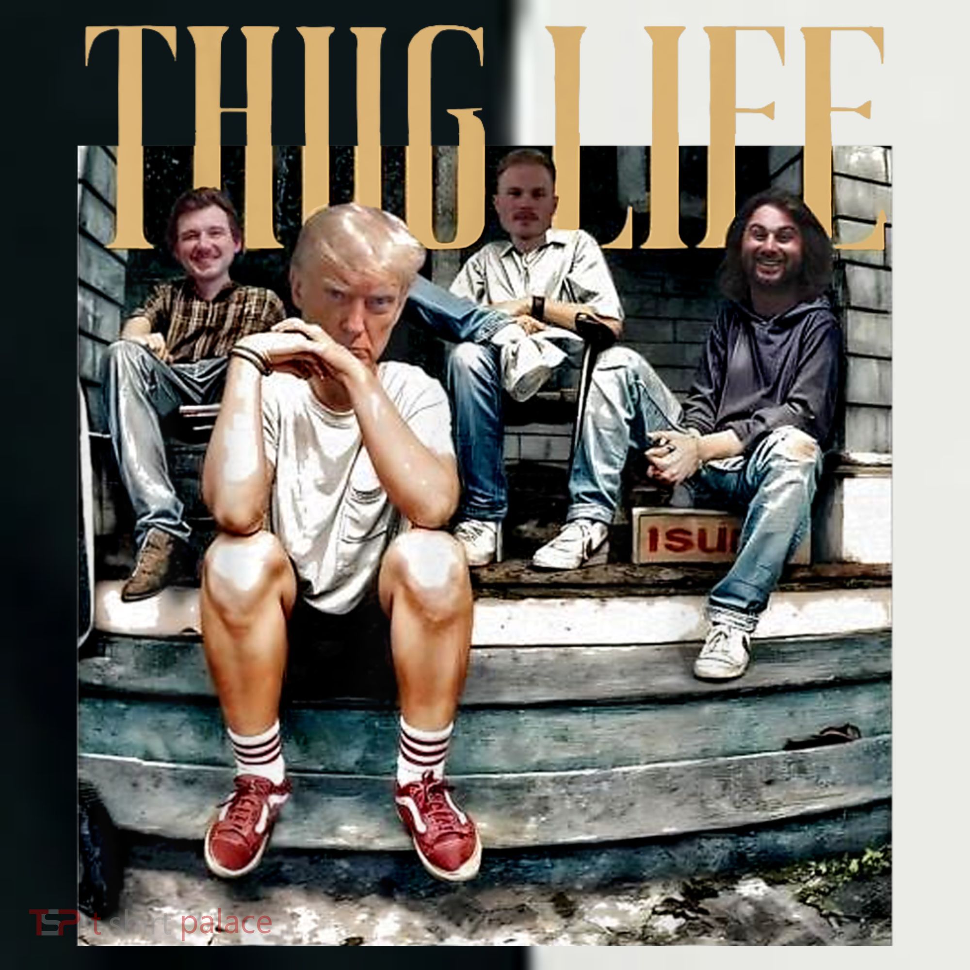 Donald Trump Friends Thug Life Toddler Fine Jersey T-Shirt