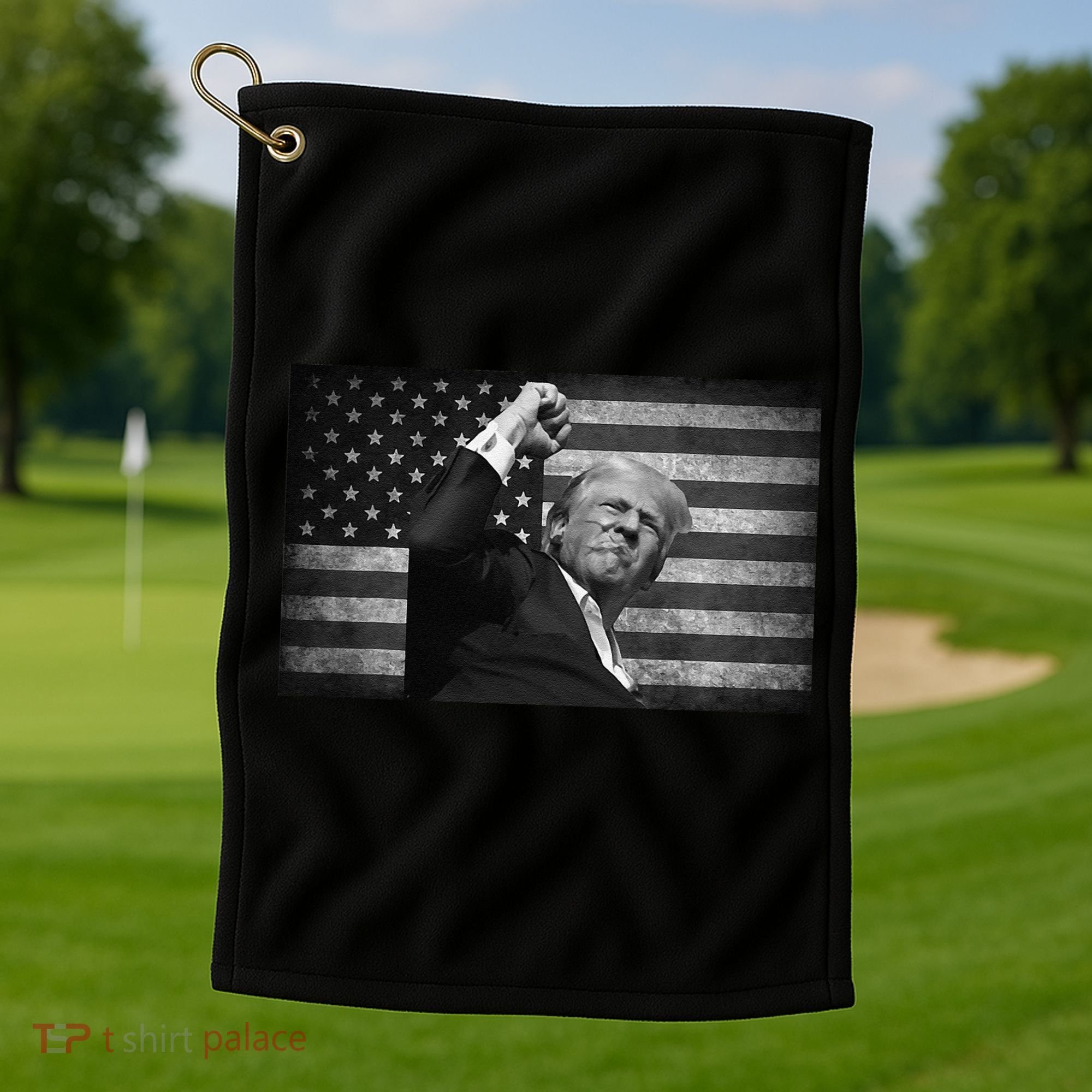 Donald Trump Fight For Freedom Golf Towel